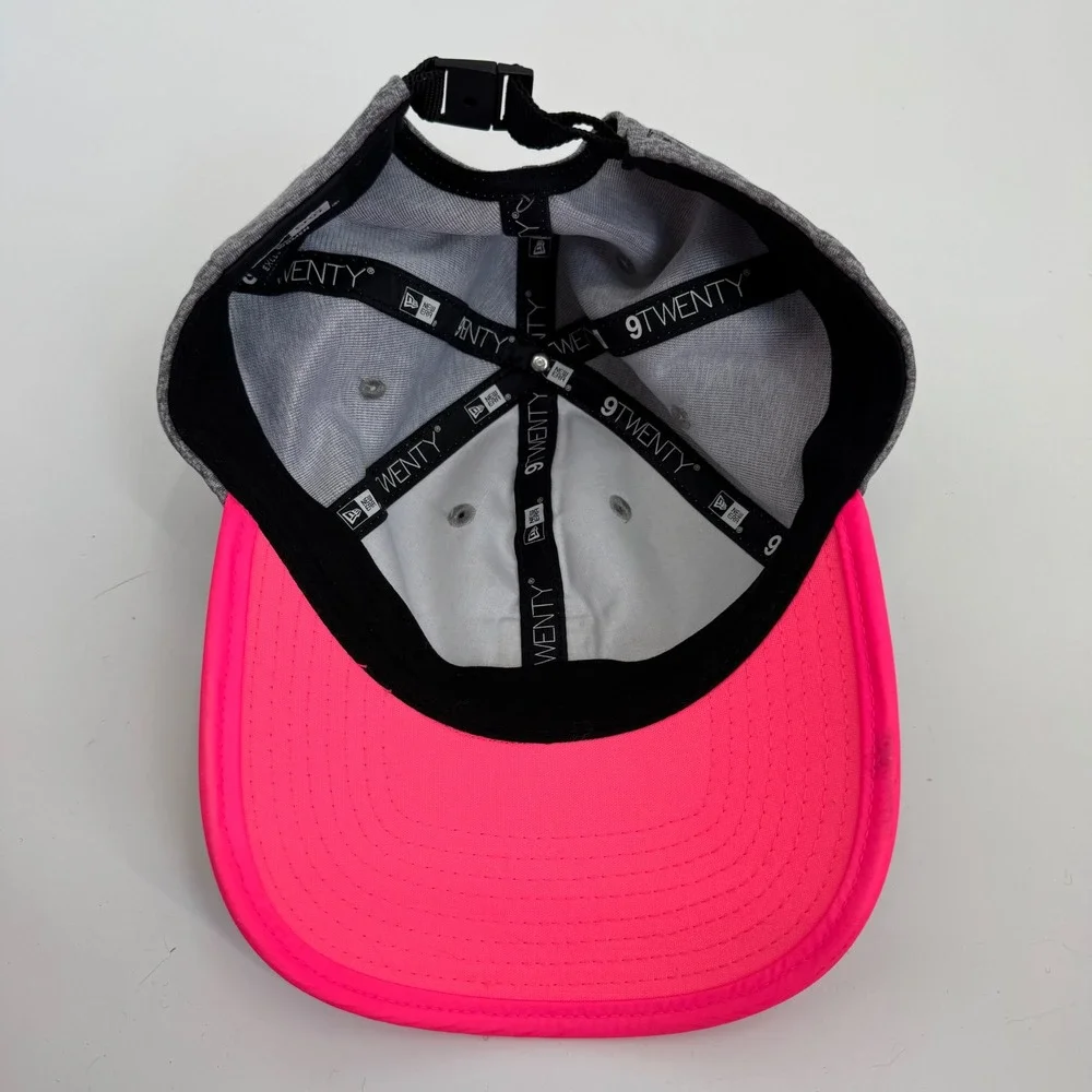 100th PGA Championship Bellerive Golf Women Hat New Era Grey Pink Adjustable